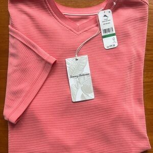 Tommy Bahama Men’s Tee Shirt Coastal Crest V Neck SZ L Shellrossa  NWT $79.50
